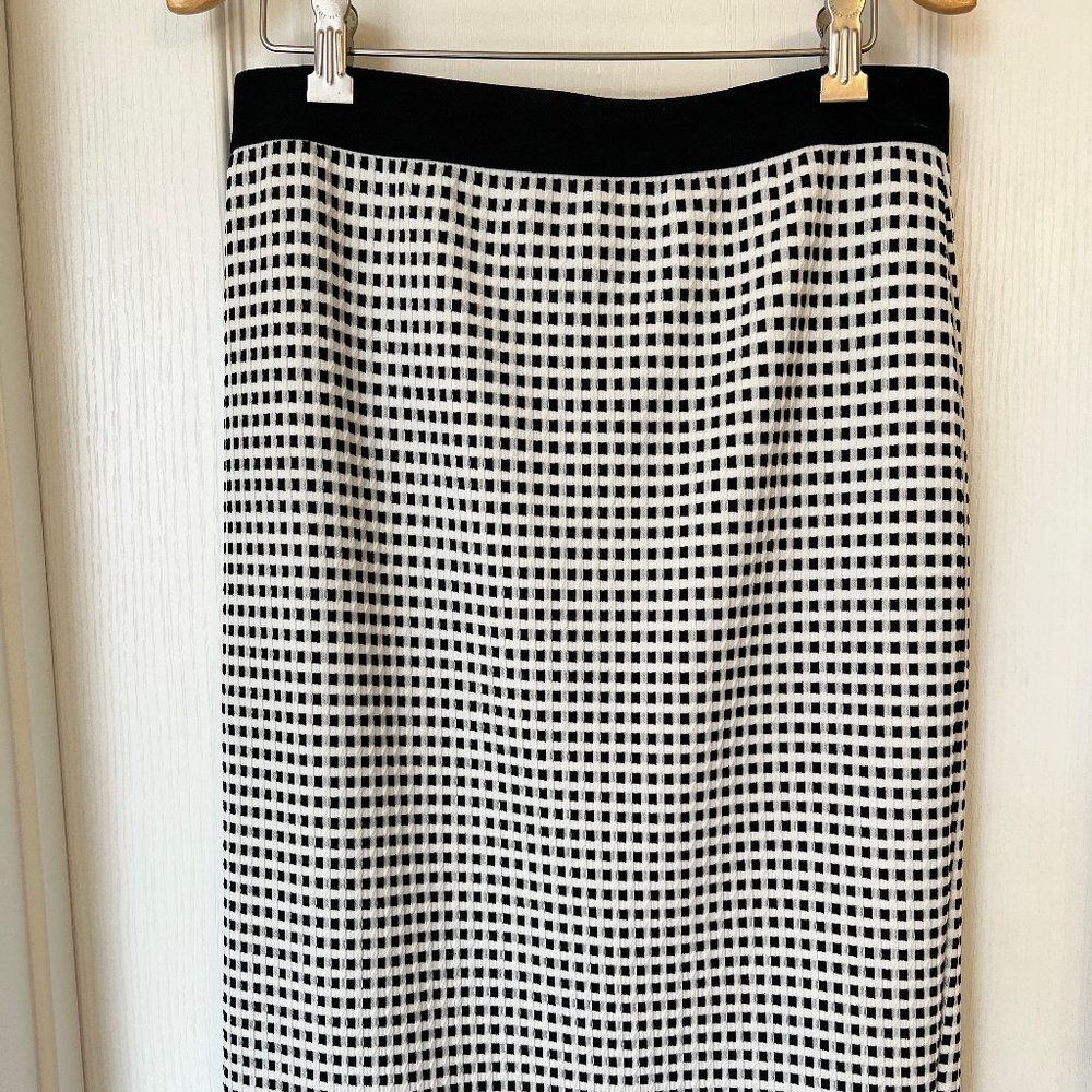 Alfani Black/White Pencil Skirt (size 8)